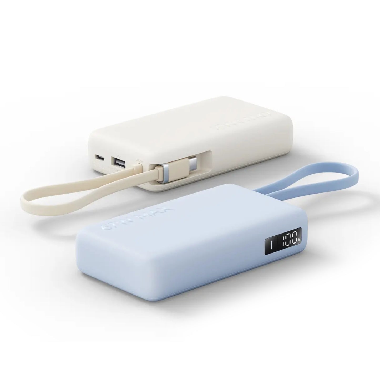 Xiaomi 67W Power Bank 10000 (Integrated Cable) - Ice Blue