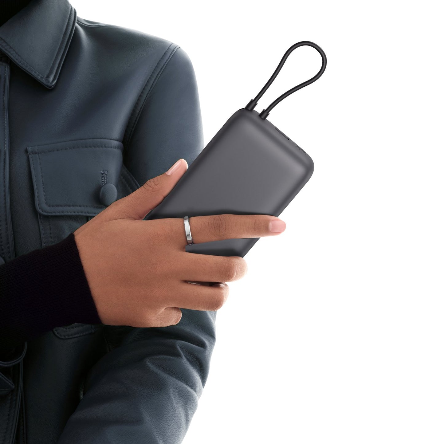 Xiaomi Power Bank 20000mAh (Integrated Cable) - Grey