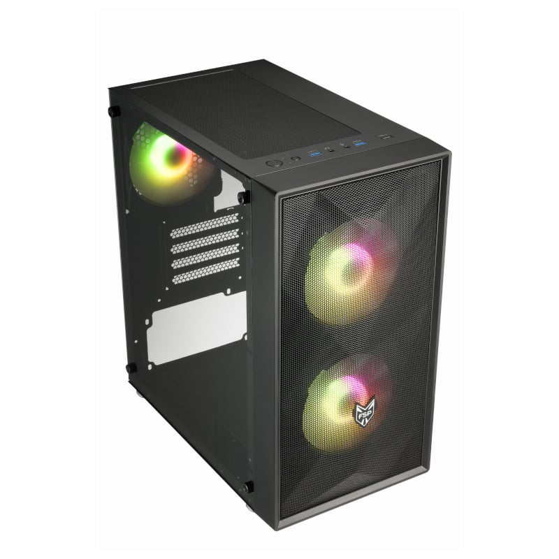 FSP CST130A Micro-ATX
Gaming Chassis - Black