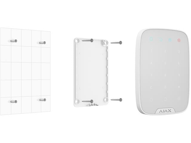 Ajax 15 Button Touch Keypad - White