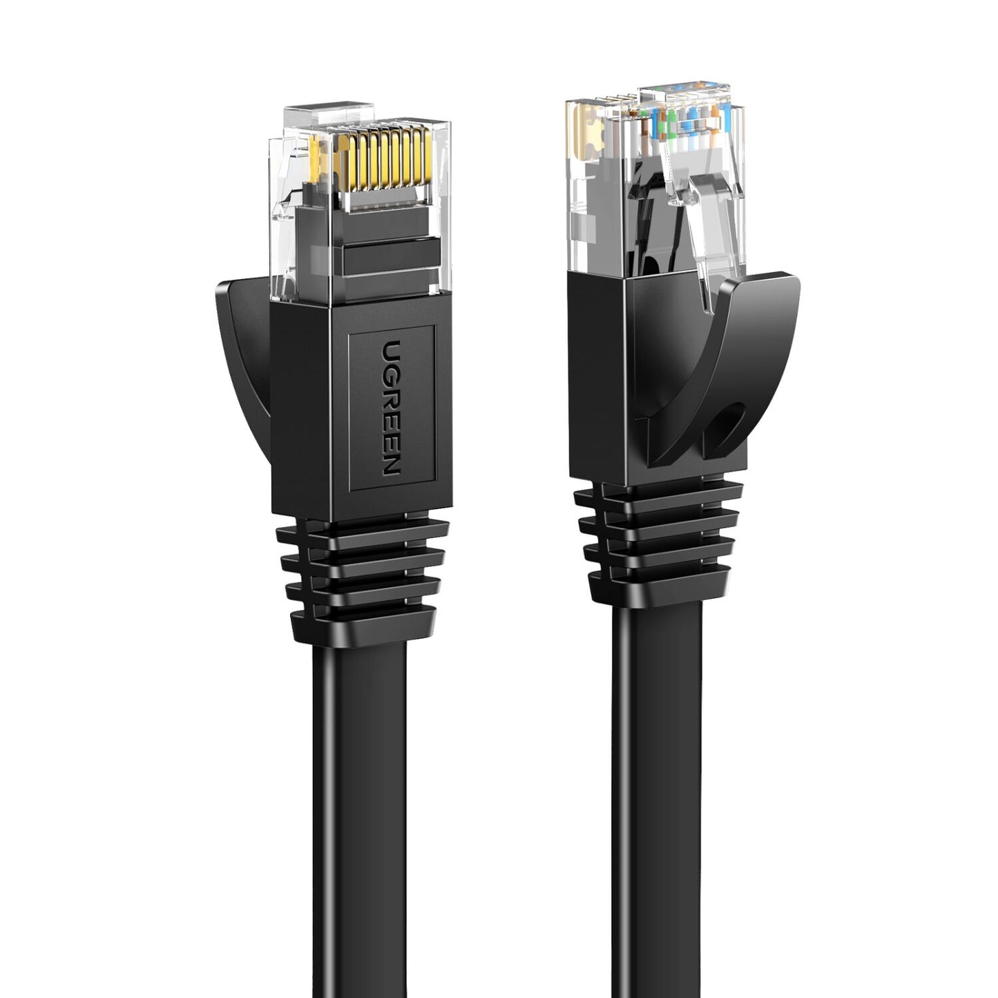 UGREEN NW102 Cat6 U/UTP Flat Ethernet Cable 3m - Black