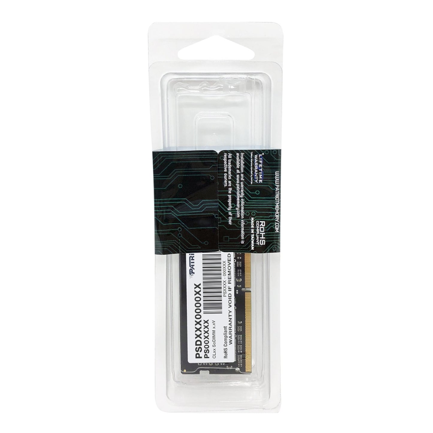 Patriot Signature Line 8GB 3200MHz DDR4 Dual Rank SODIMM Notebook Memory