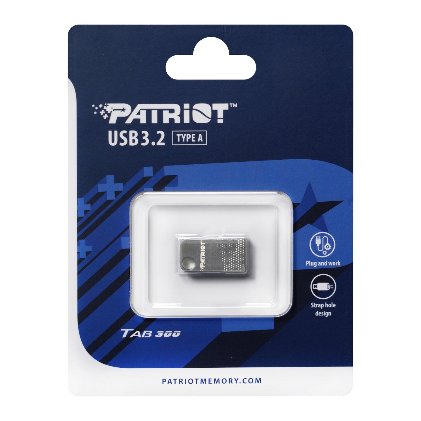 Patriot TAB300 Dark Shadow 64GB USB 3.2 Gen1 Flash Drive