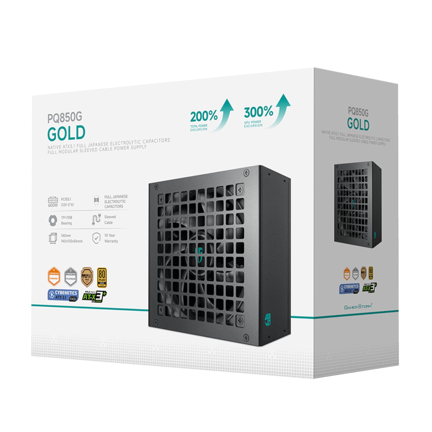 DeepCool PQ850M 850W 80 PLUS GOLD Fully Modular Power Supply