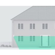 Ajax Outdoor Curtain High Mount Dual Technology