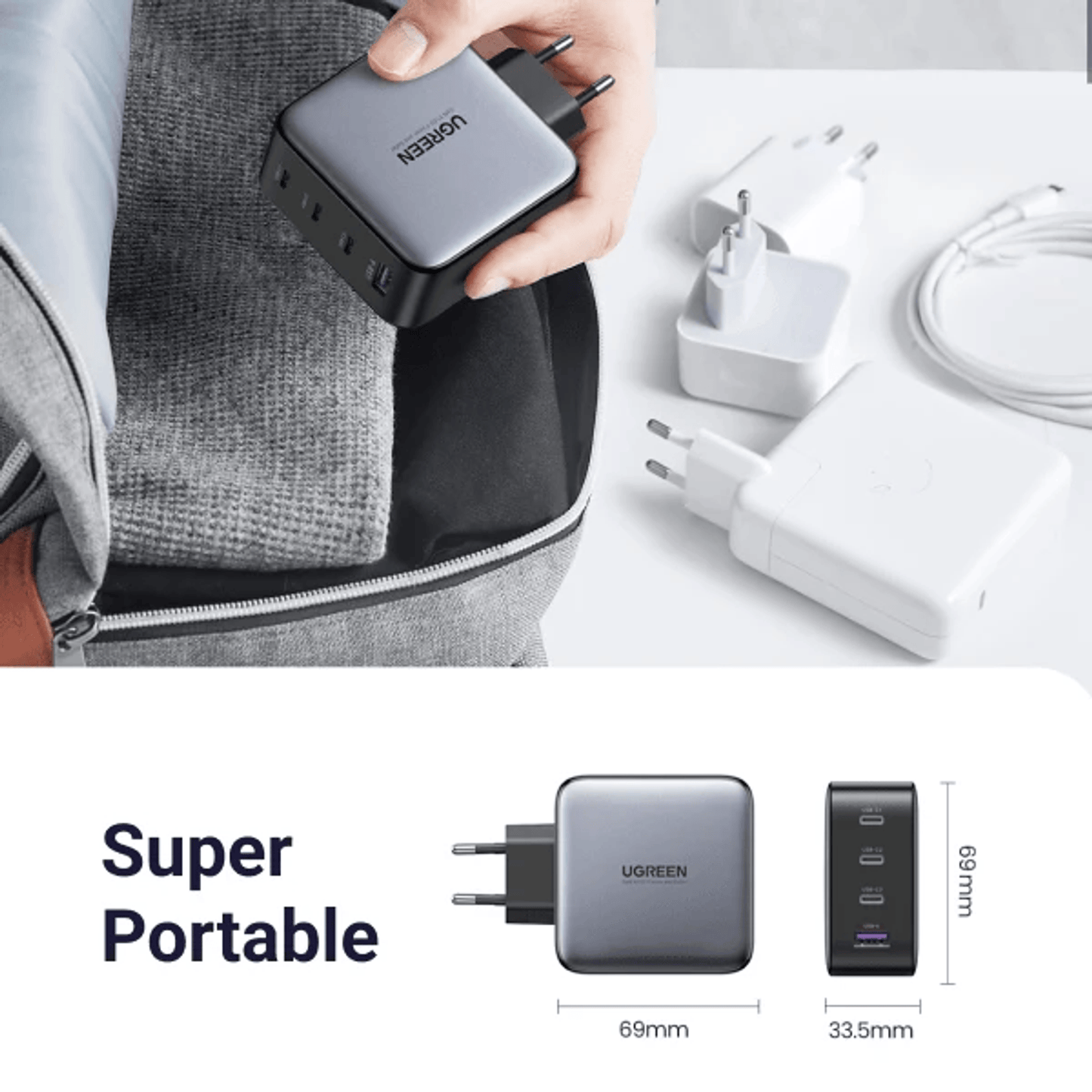 UGreen GaN X100 5-Port 100W Fast Charger