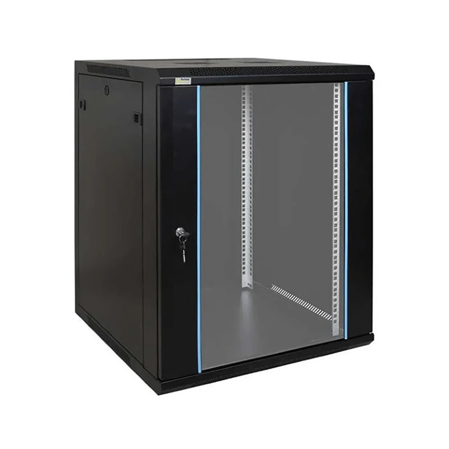 Zone Lite 15U 500mm Black Wall Mount Black Cabinet