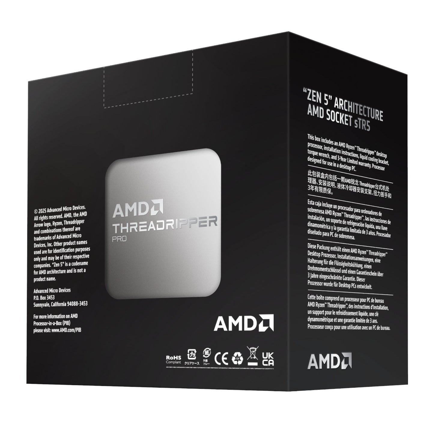 AMD Ryzen Threadripper Pro 9985WX 64-Core 3.2GHz CPU