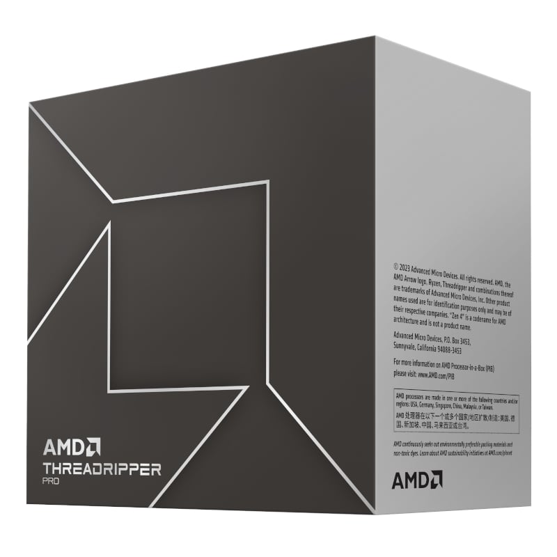 AMD RYZEN Threadripper Pro 7995WX 2.5Ghz 96-Core CPU