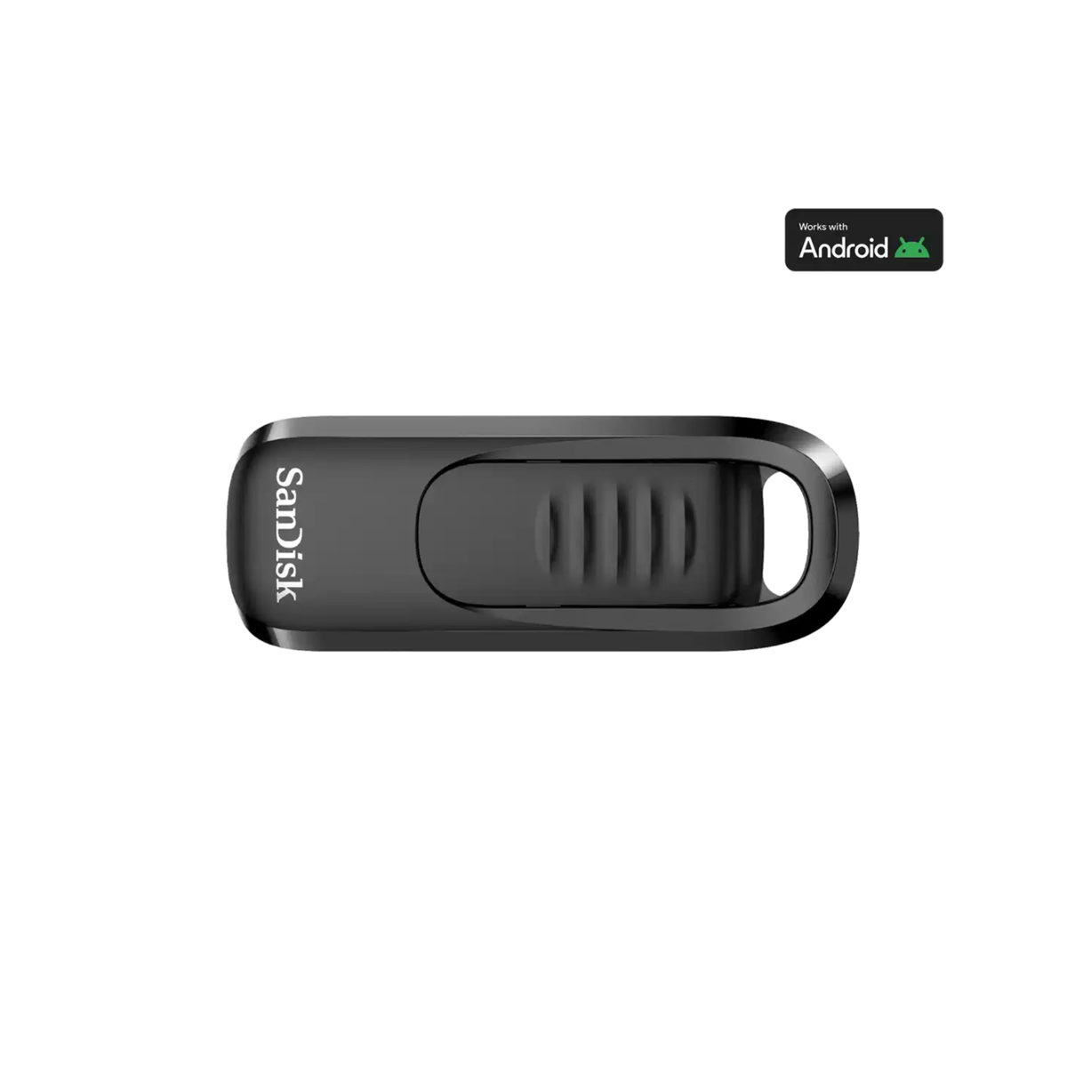 SanDisk Ultra Slider USB Type-C Flash Drive, 128GB USB 3.2 GEN 1 Performance with a Retractable Connector
