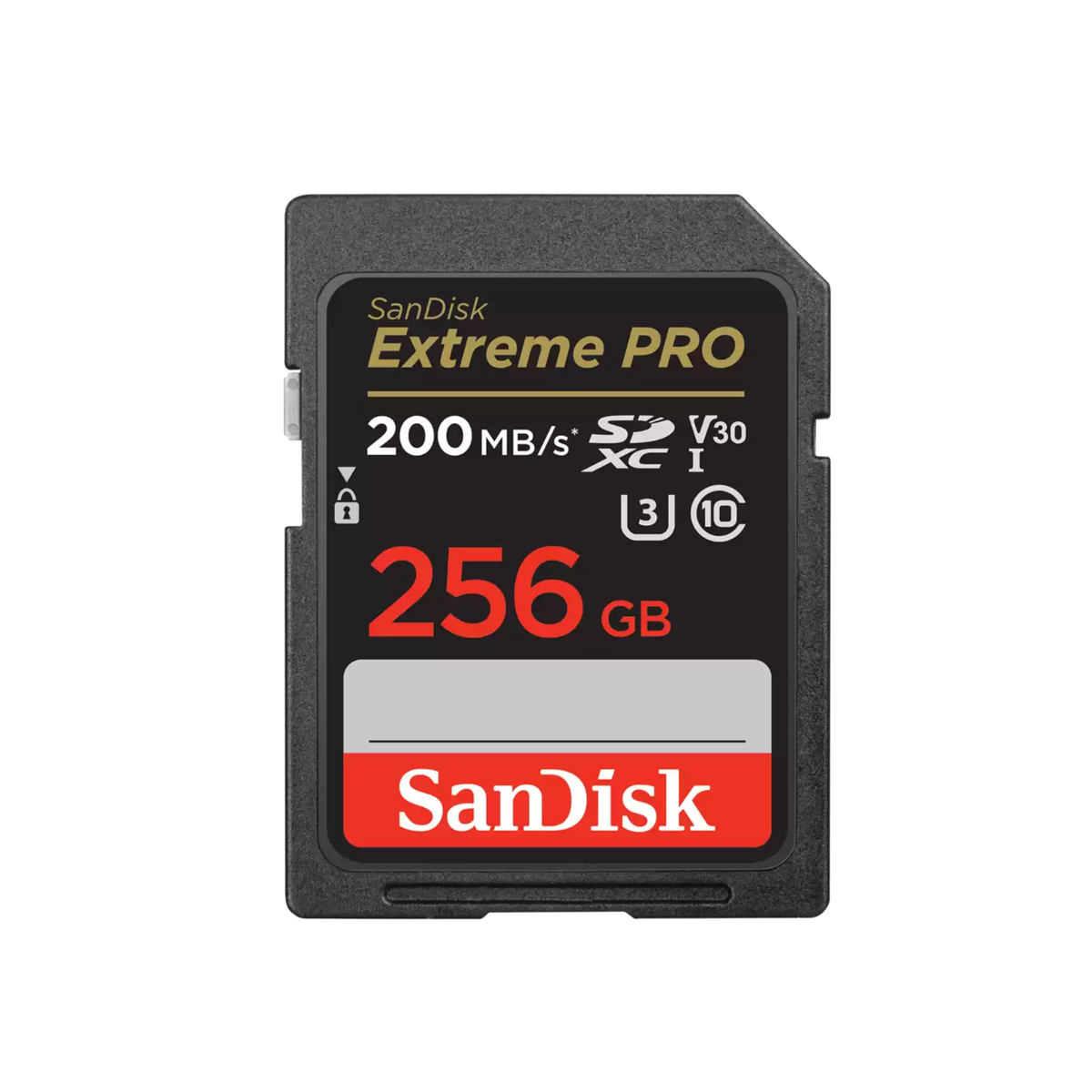 SanDisk Extreme Pro SD UHS I 256GB Card for 4K Video for DSLR and Mirrorless Cameras 200MB/s Read & 140MB/s Write, Lifetime Warranty