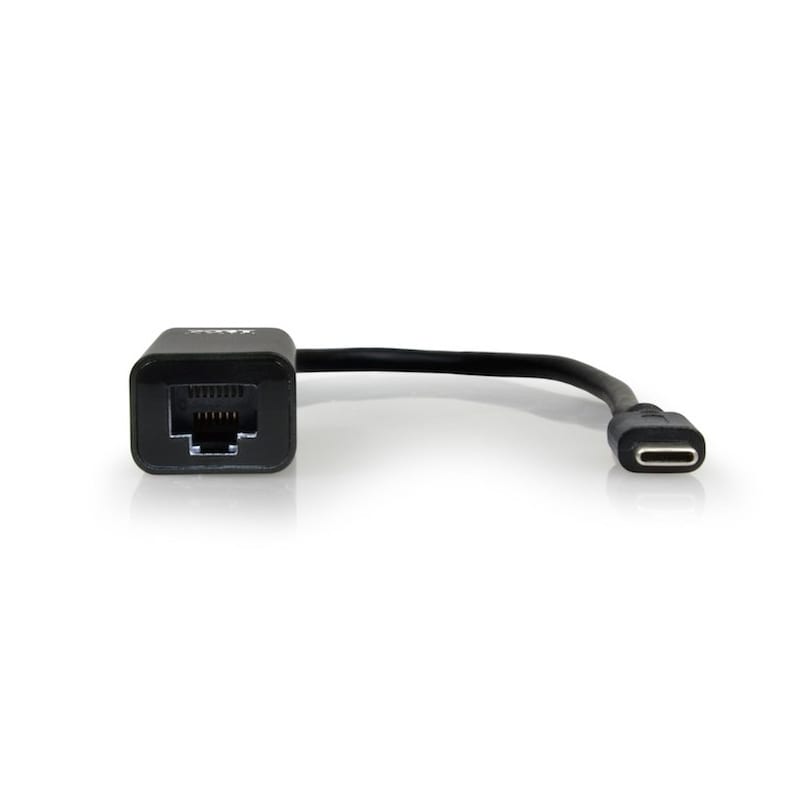 Port USB Type-C to RJ45 5Gbps 30cm Adapter - Black