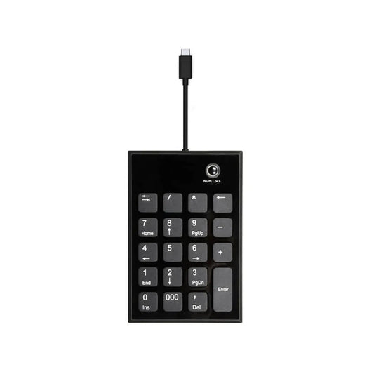 Port Black USB-A & USB-C Numeric Keypad