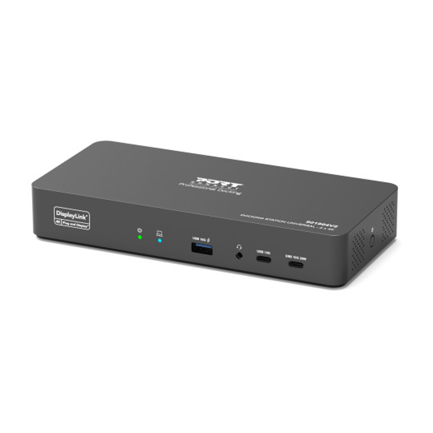 PORT2 x 4K USB-C desktop docking station 11 peripherals 96W