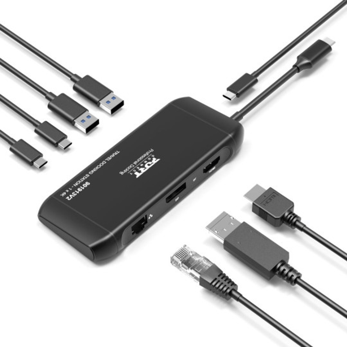 PORT Mobile docking station 1 X 4K USB-C 7 devices 100W