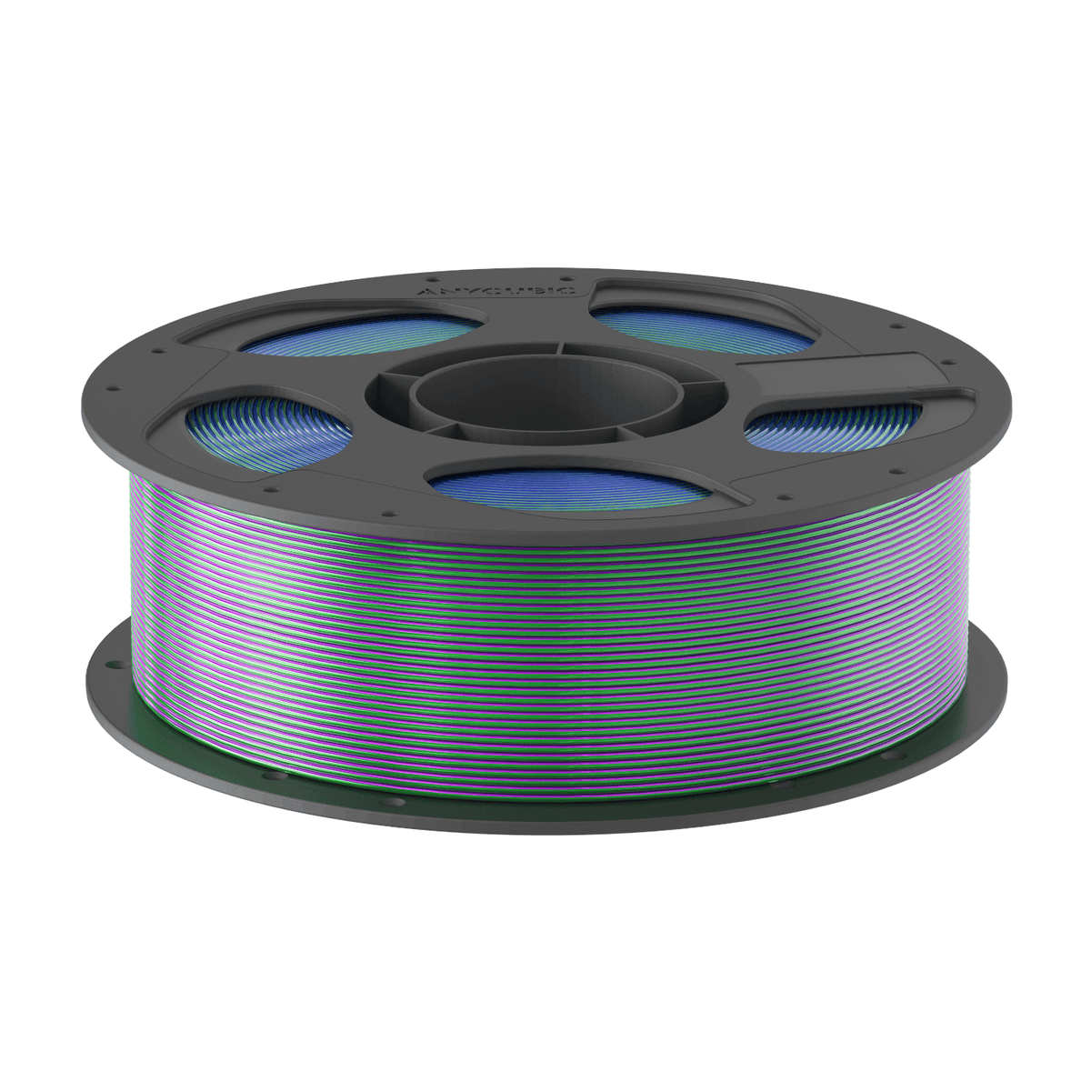 Anycubic PLA Silk Tri-colour Filament 1kg – Blue/Green/Purple