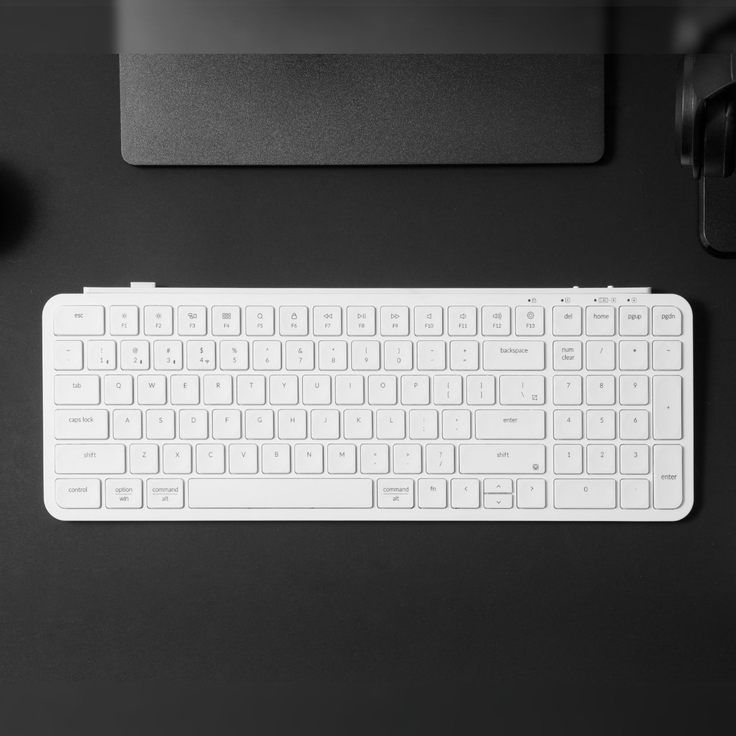 Keychron B2 Pro Ultra-Slim 96% Wireless Keyboard - Ivory White