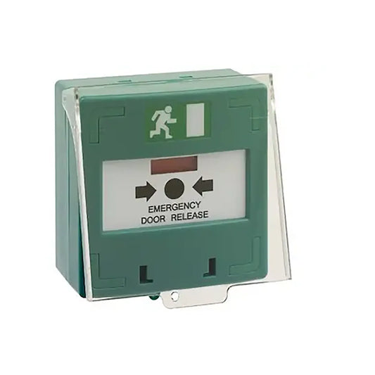 PinnSec Glass Green Resettable Emergency Break Glass Box