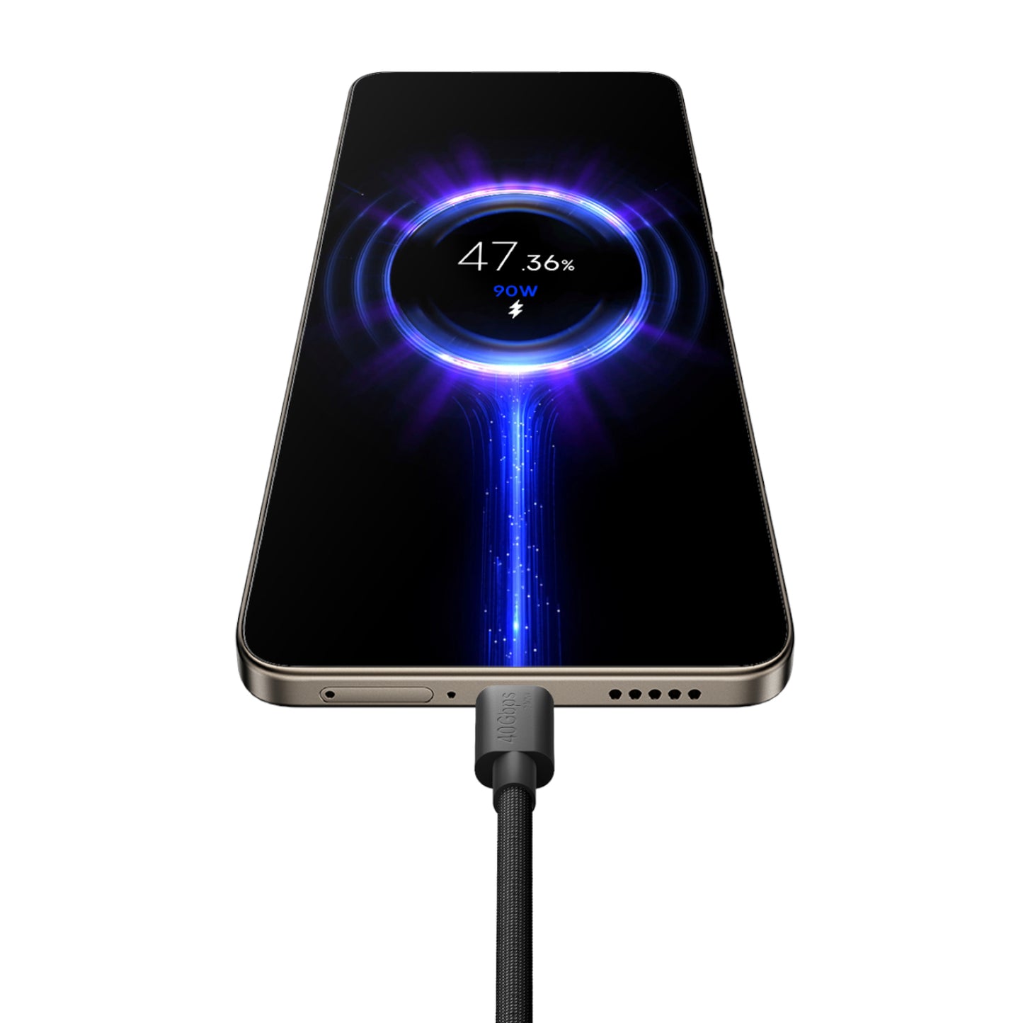 Xiaomi USB4 6A USB Type-C To USB Type-C Braided Cable 1m