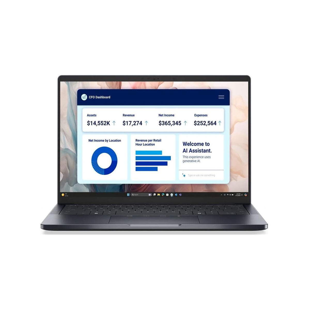 Dell Pro 14 14" Core-U7 16GB 512GB Win 11 Pro Notebook