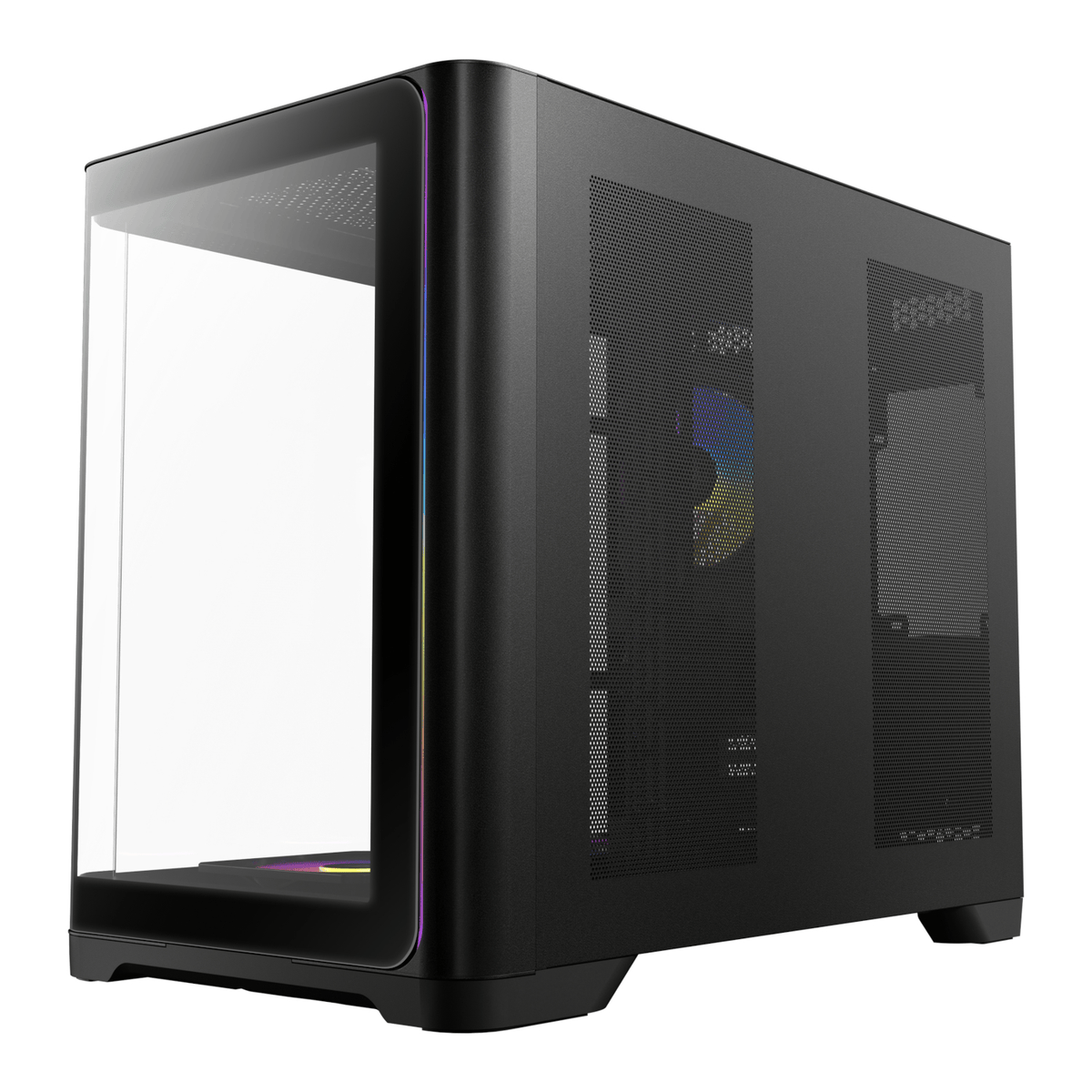 Antec C5 CURVED ARGB ATX | Micro-ATX | ITX ARGB Dual Chamber Mid-Tower Gaming Chassis - Black