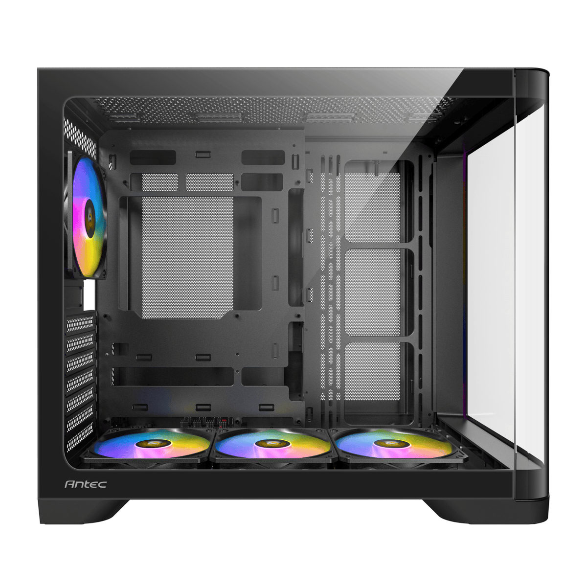 Antec C5 CURVED ARGB ATX | Micro-ATX | ITX ARGB Dual Chamber Mid-Tower Gaming Chassis - Black