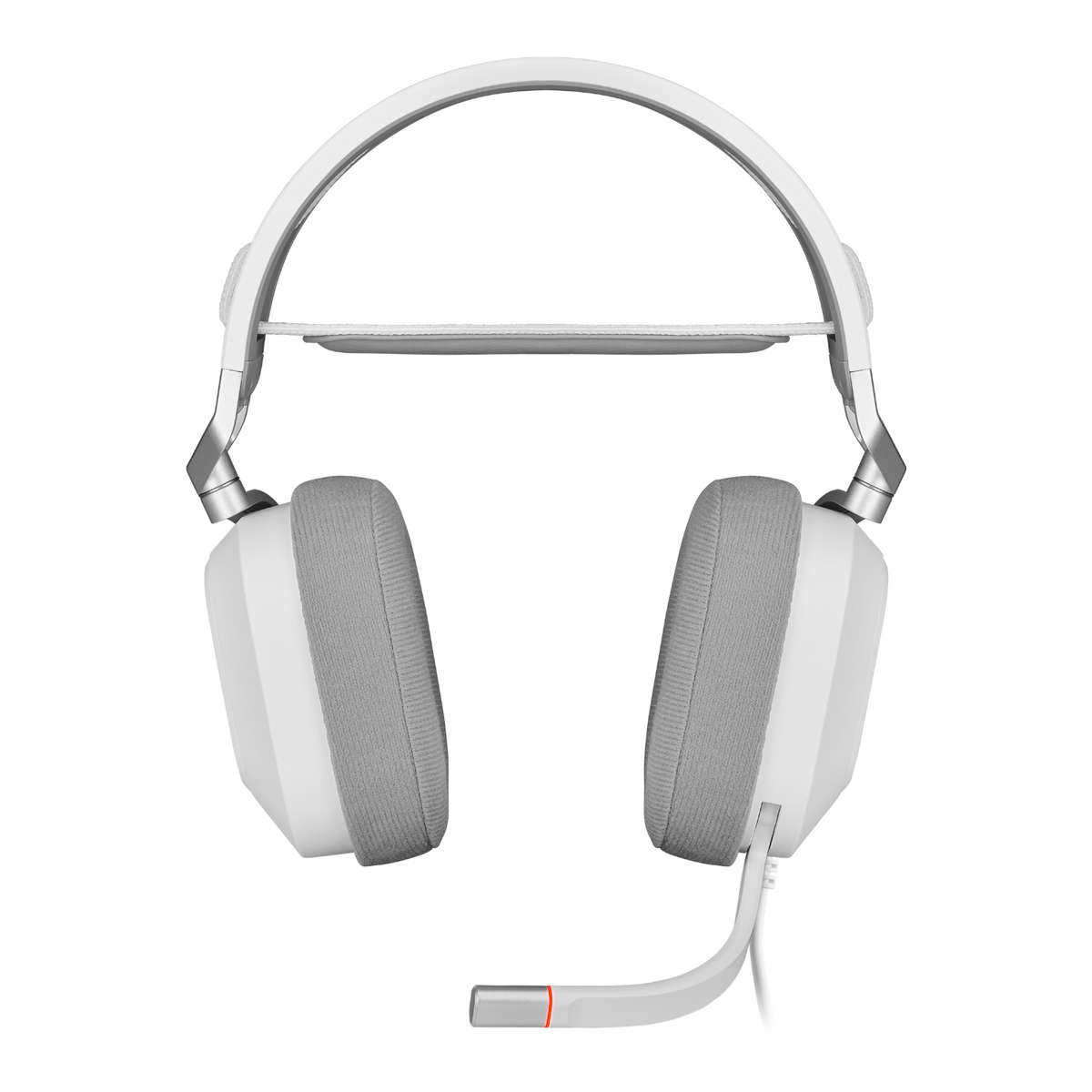 Corsair HS80 RGB USB Wired Over-Ear Gaming Headset — White