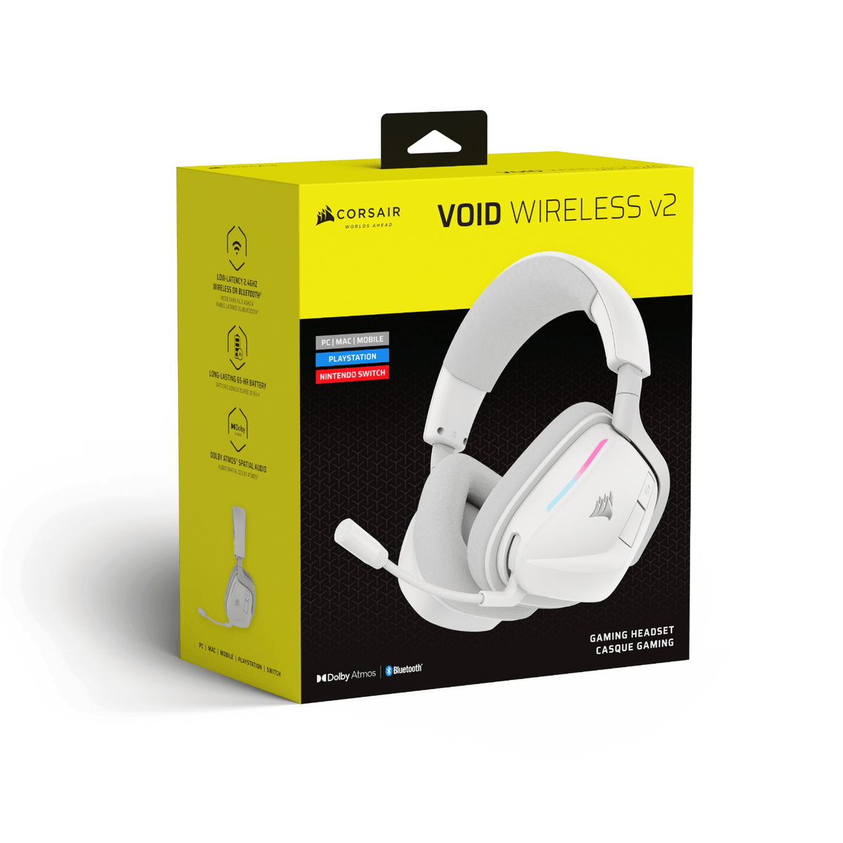 CORSAIR VOID v2 WIRELESS Gaming Headset - White