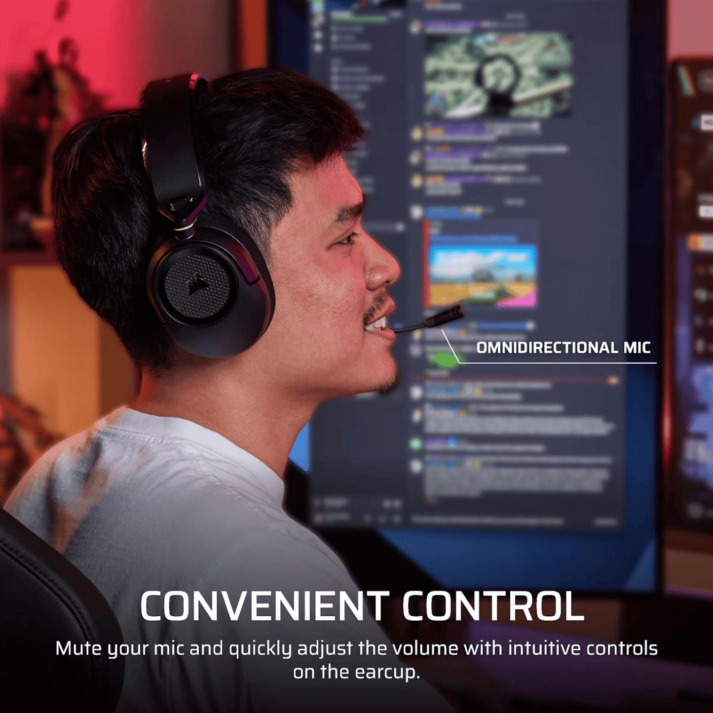 Corsair HS35 v3 Wired Gaming Headset - Carbon