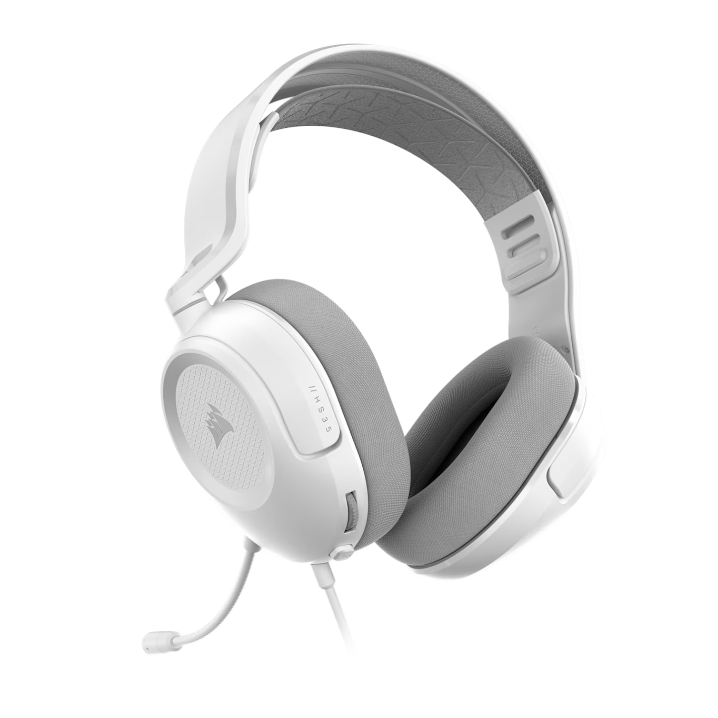 Corsair HS35 v3 Wired Gaming Headset - White