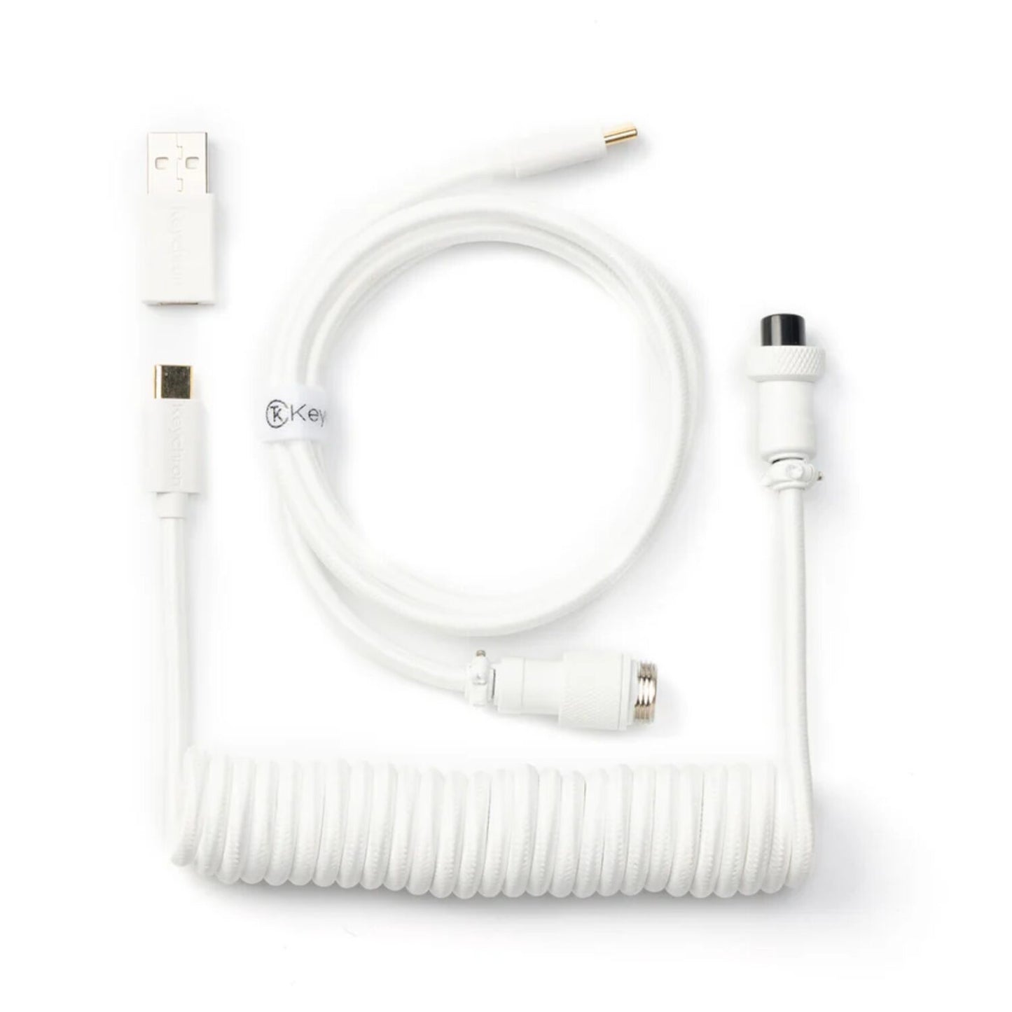 Keychron Coiled Aviator White Cable