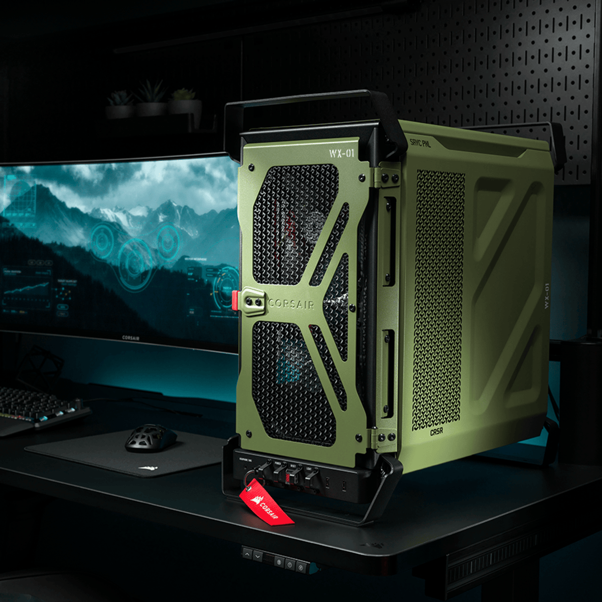 Corsair WARTHOG RS Airflow Mid-Tower Case - Olive