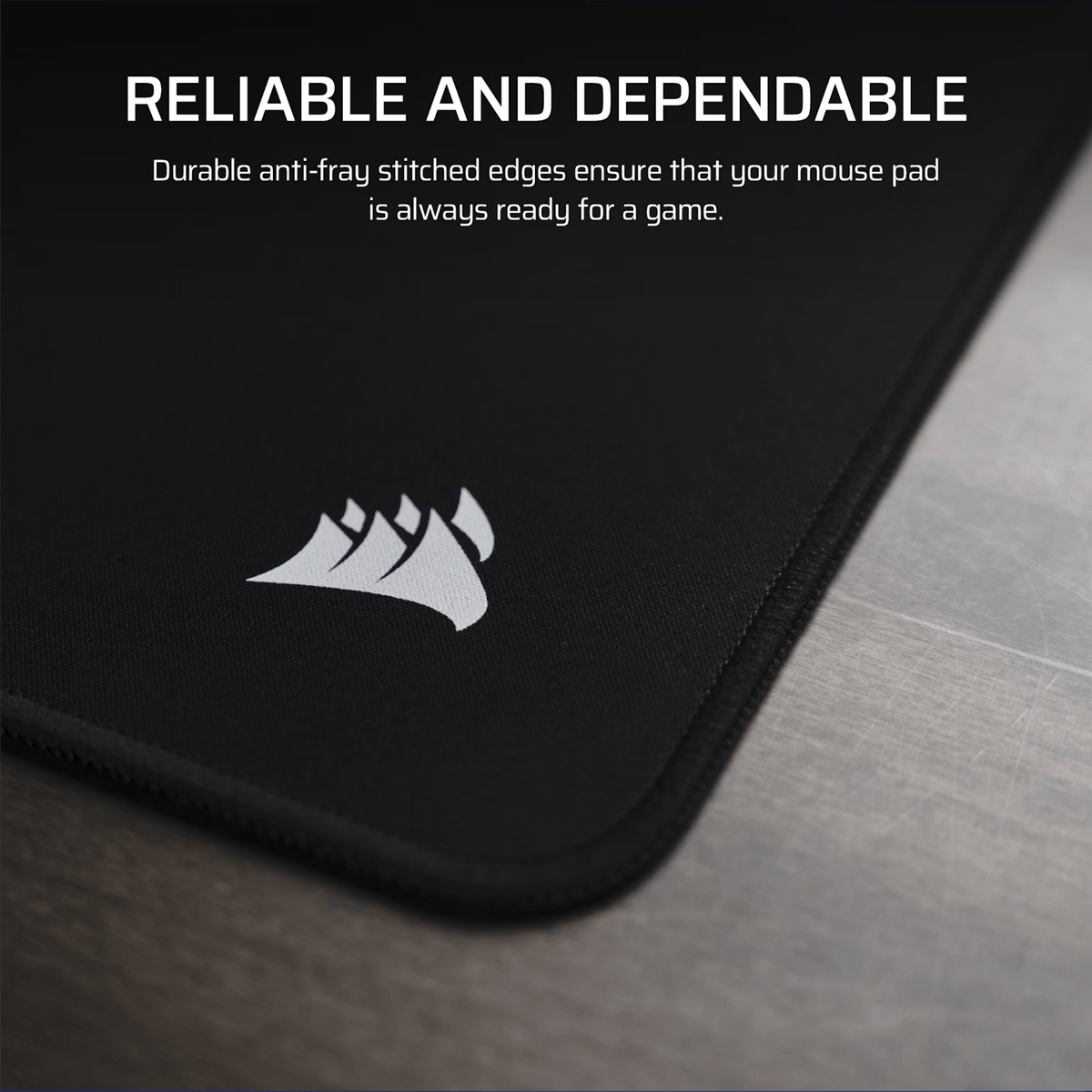 Corsair MM Anti-fray Cloth Gaming Mouse Pad XL - Black