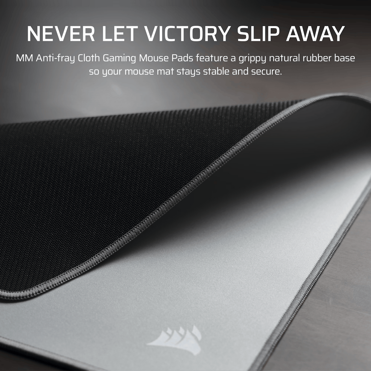 Corsair MM Anti-fray Cloth Gaming Mouse Pad XL - Gray