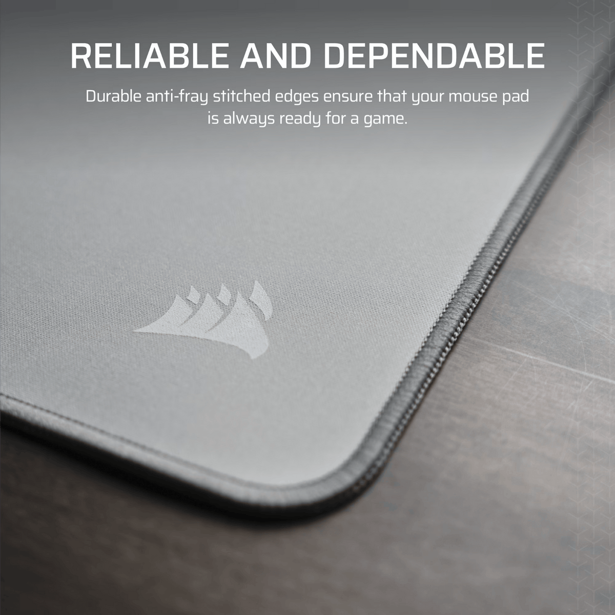 Corsair MM Anti-fray Cloth Medium Gaming Mouse Pad – Gray