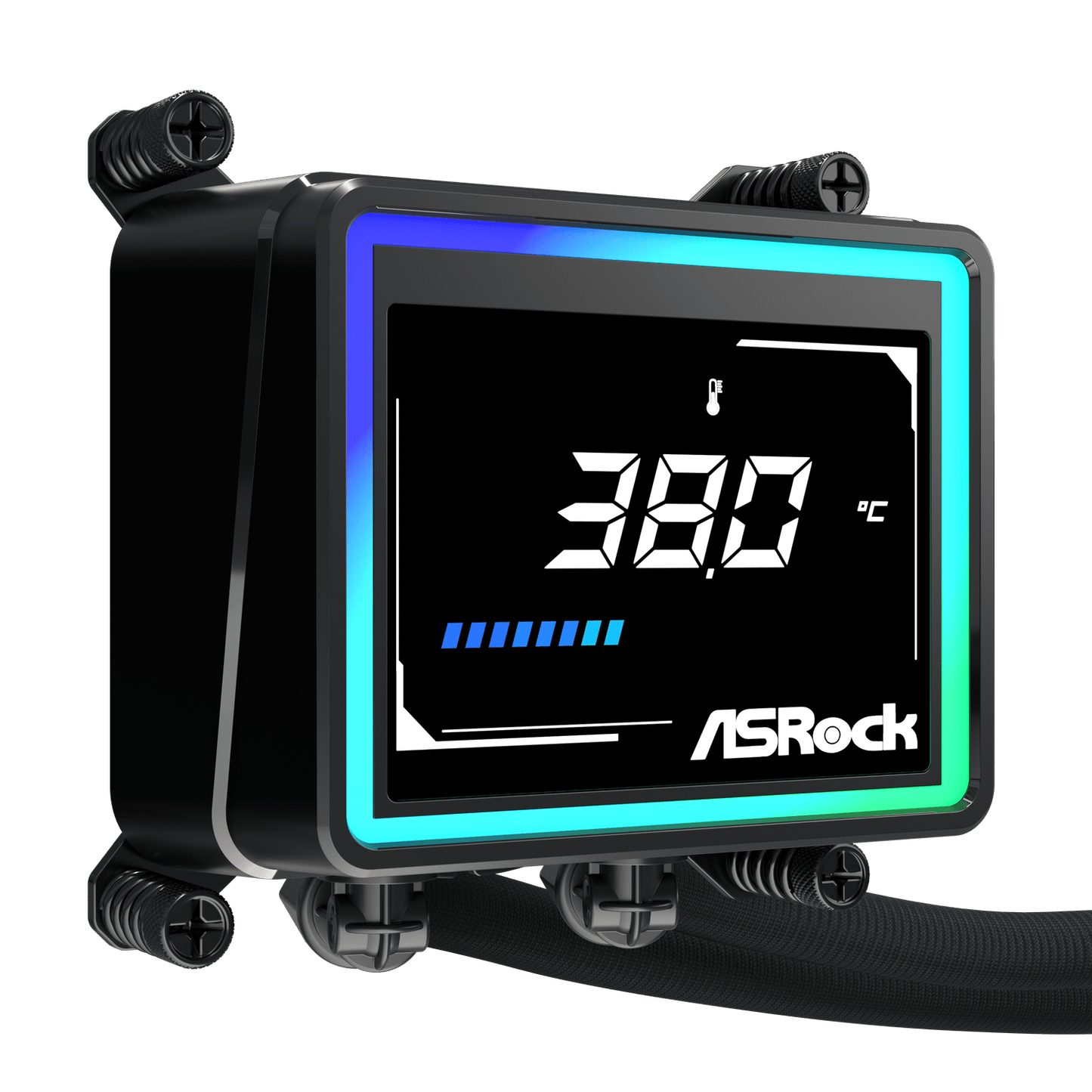 ASRock Challenger 360 Digital AIO Liquid Cooler - Black