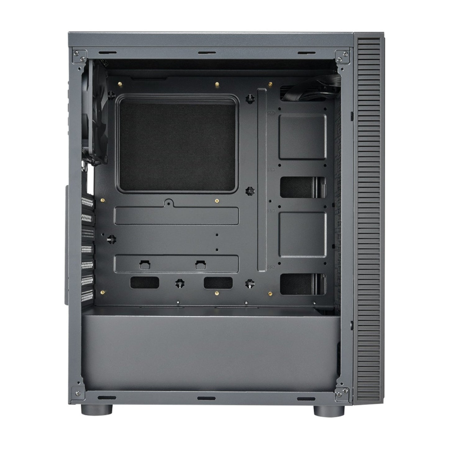 FSP CMT223S ATX Mid Tower Chassis - Black
