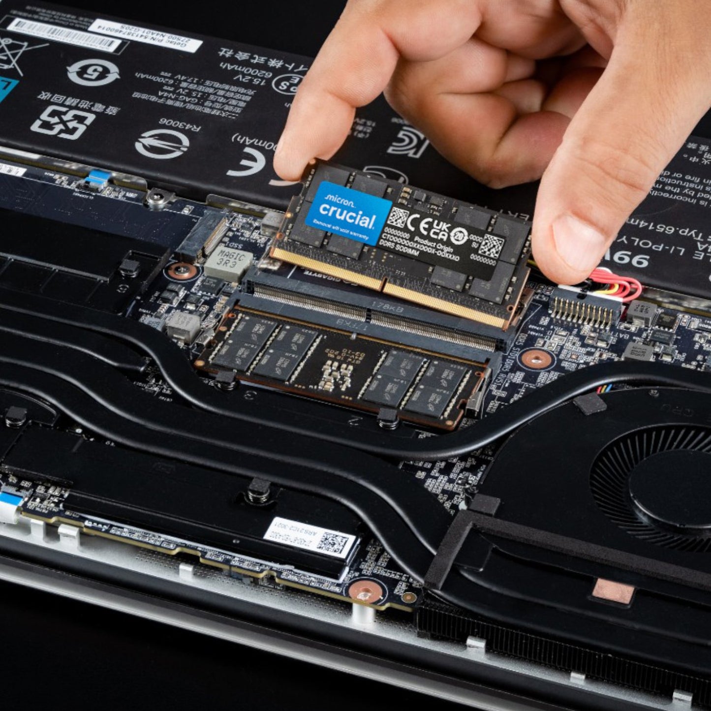 Crucial 128GB 5600MHz DDR5 SODIMM Laptop Memory Kit (2 x 64GB)