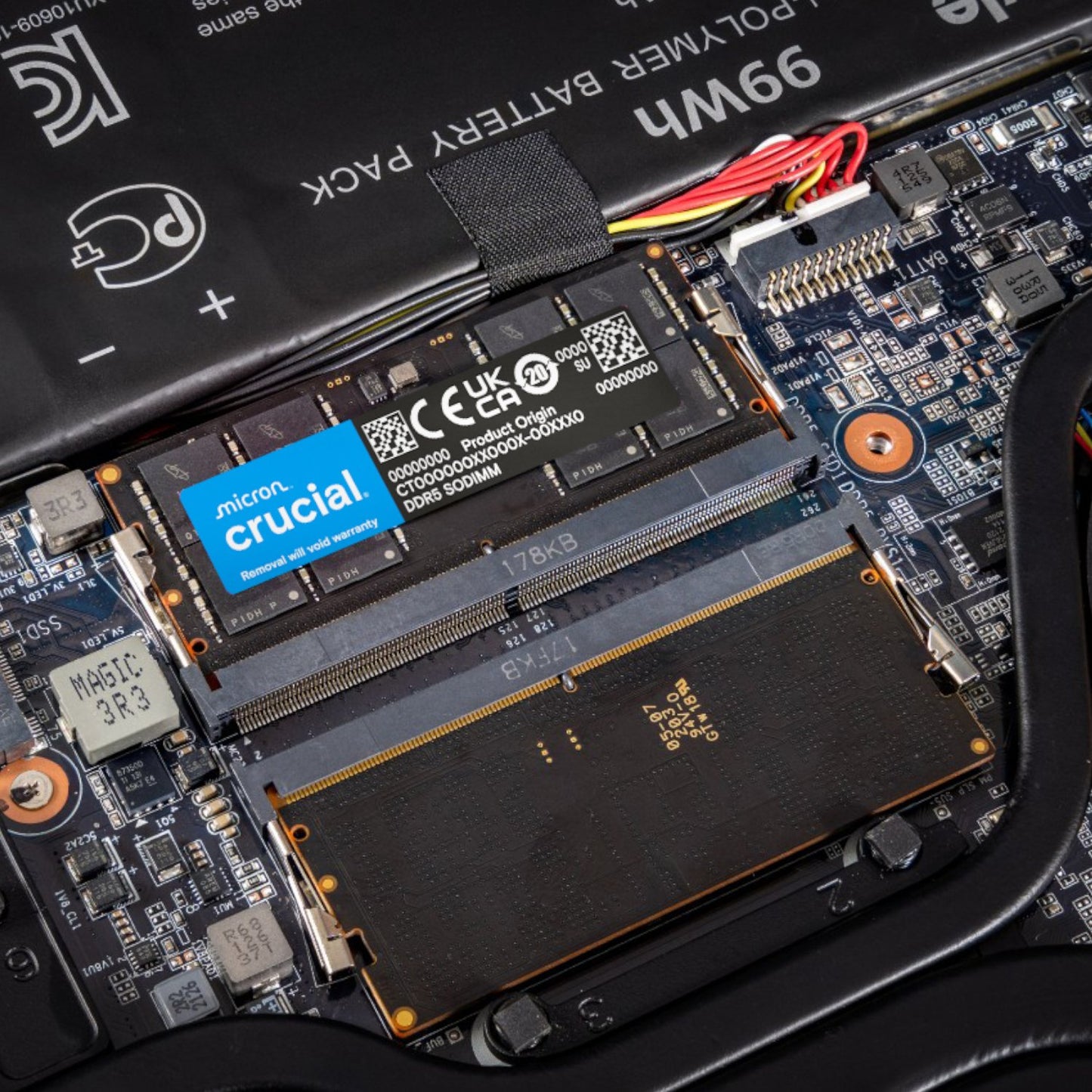 Crucial 128GB 5600MHz DDR5 SODIMM Laptop Memory Kit (2 x 64GB)