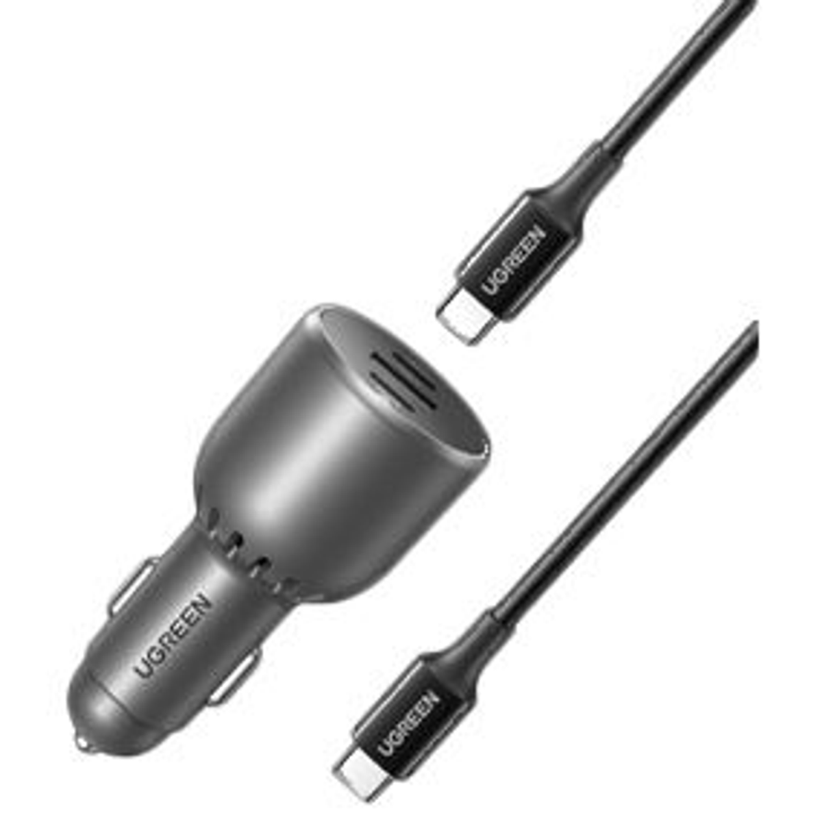 UGREEN 130W USB-C 3-port Car Charger