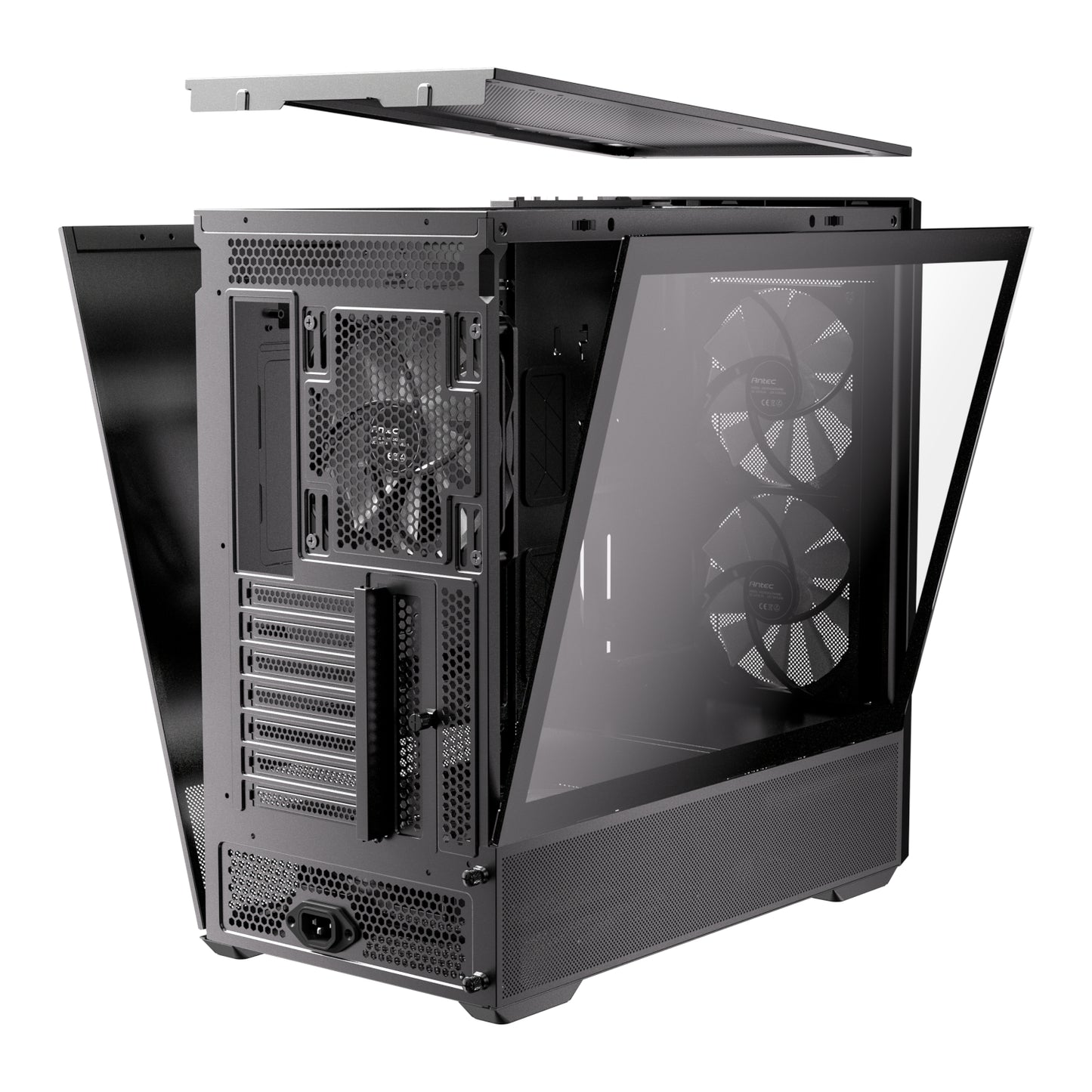 Antec FLUX Rear ARGB ATX Mid Tower Gaming Chassis - Black