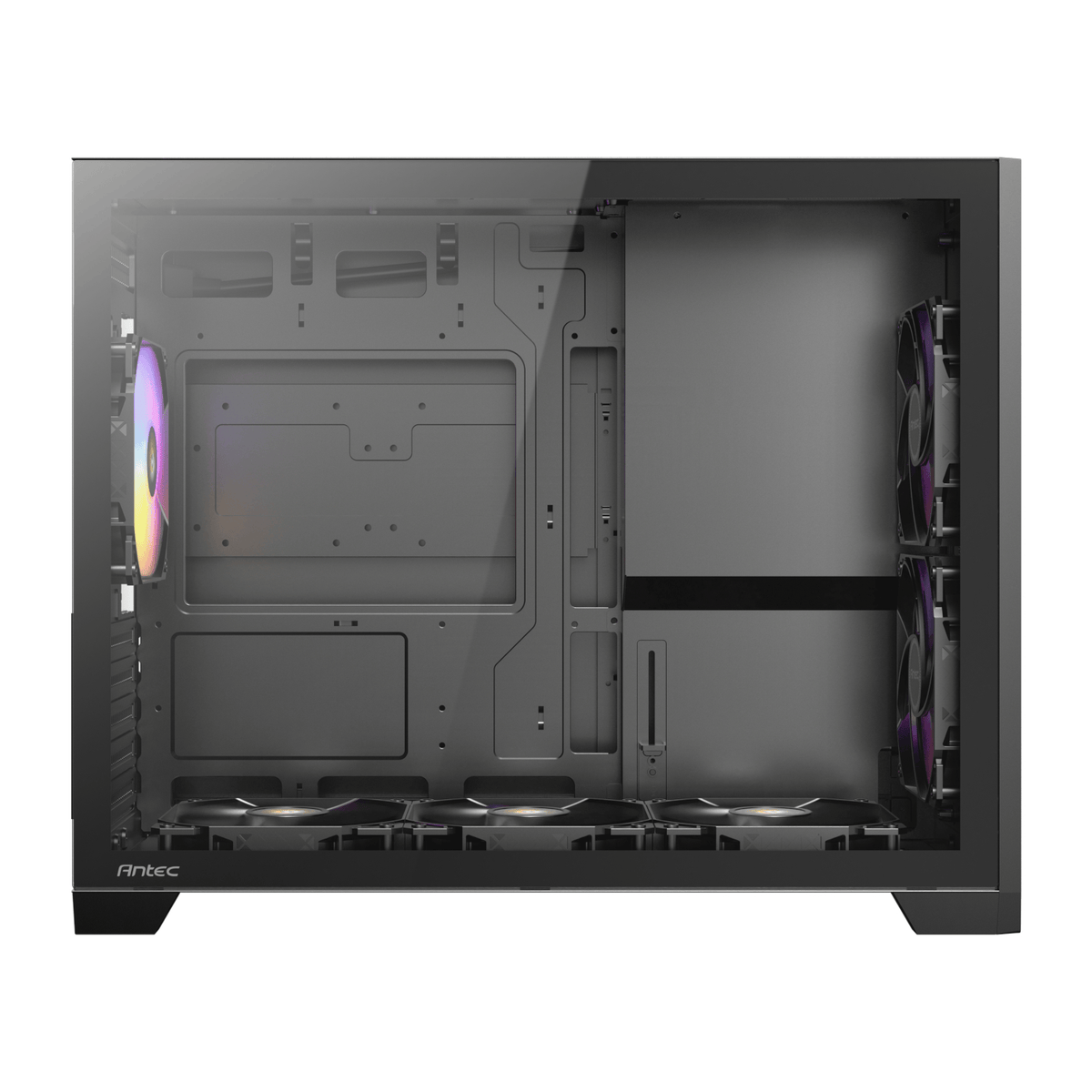 Antec FLUX M Micro-ATX Mini-Tower Gaming Chassis - Black