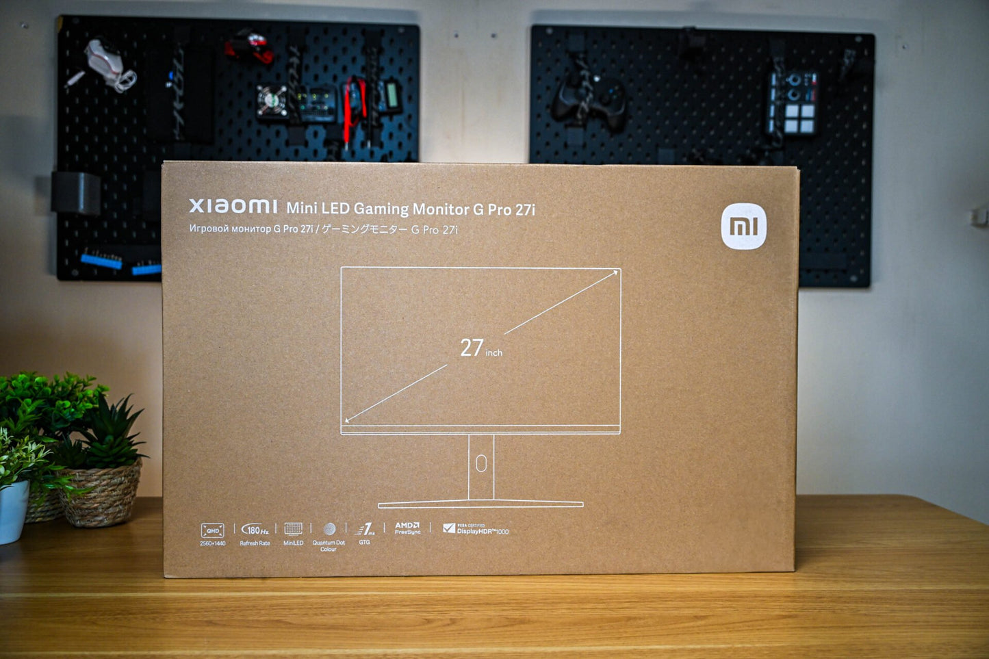 Xiaomi G Pro 27i 27" 2K 1440p Mini LED IPS Gaming Monitor (180Hz, 1ms, 16:9, HDMI/DP, AMD FreeSync, and HDR1000)