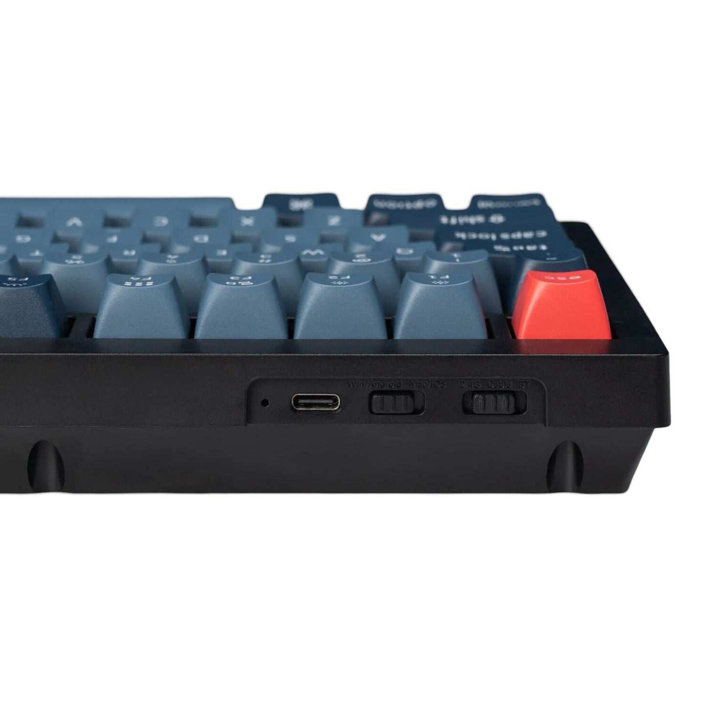 Keychron V1 Max QMK/VIA Wireless Custom Mechanical Keyboard | BANANA Switches – Black