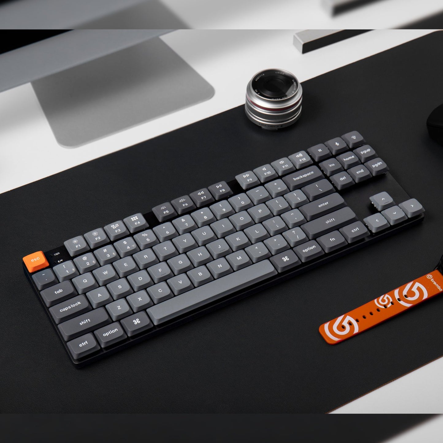 Keychron K1 Max QMK/VIA 80% Wireless Custom Mechanical Keyboard | RED Switches
