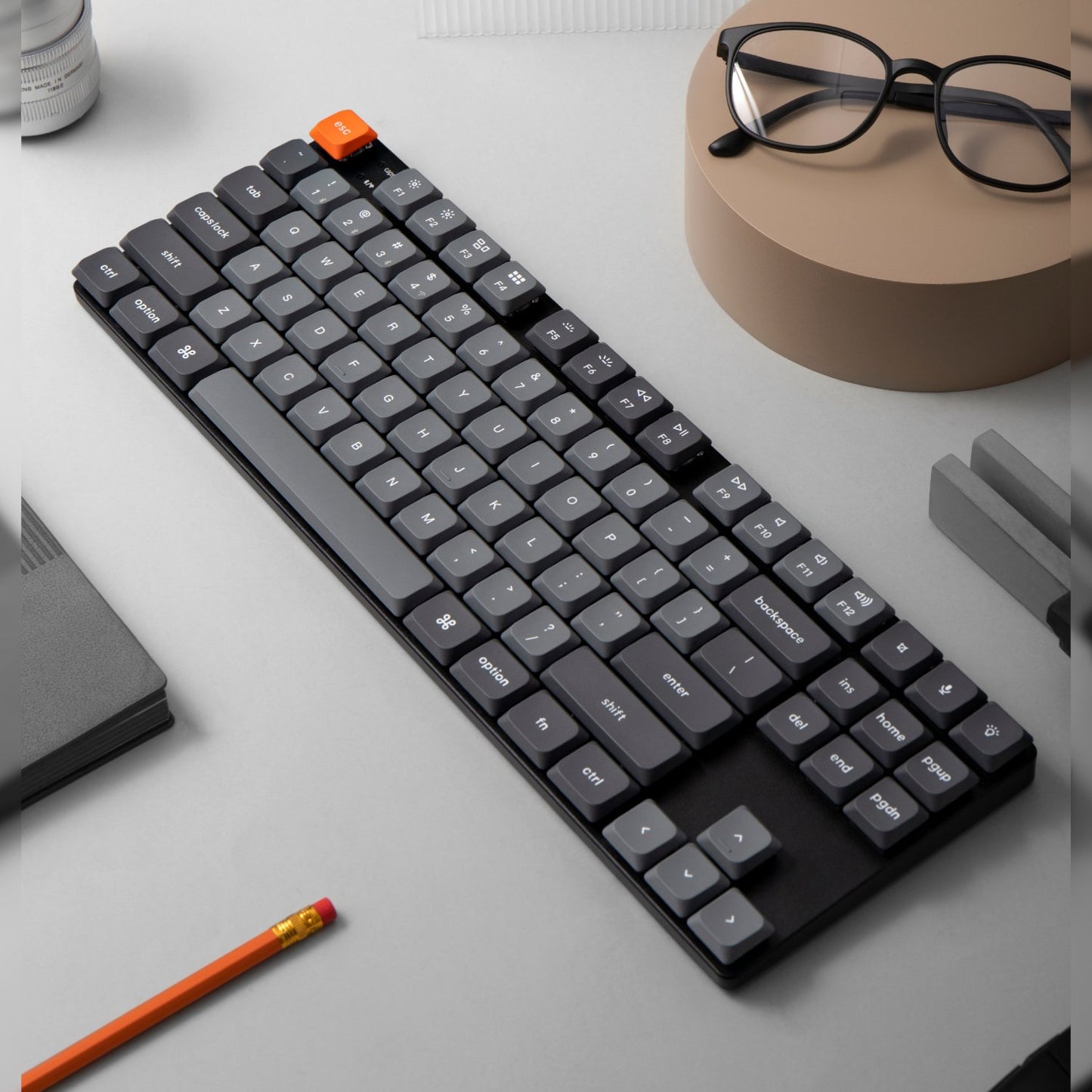 Keychron K1 Max QMK/VIA 80% Wireless Custom Mechanical Keyboard | BROWN Switches