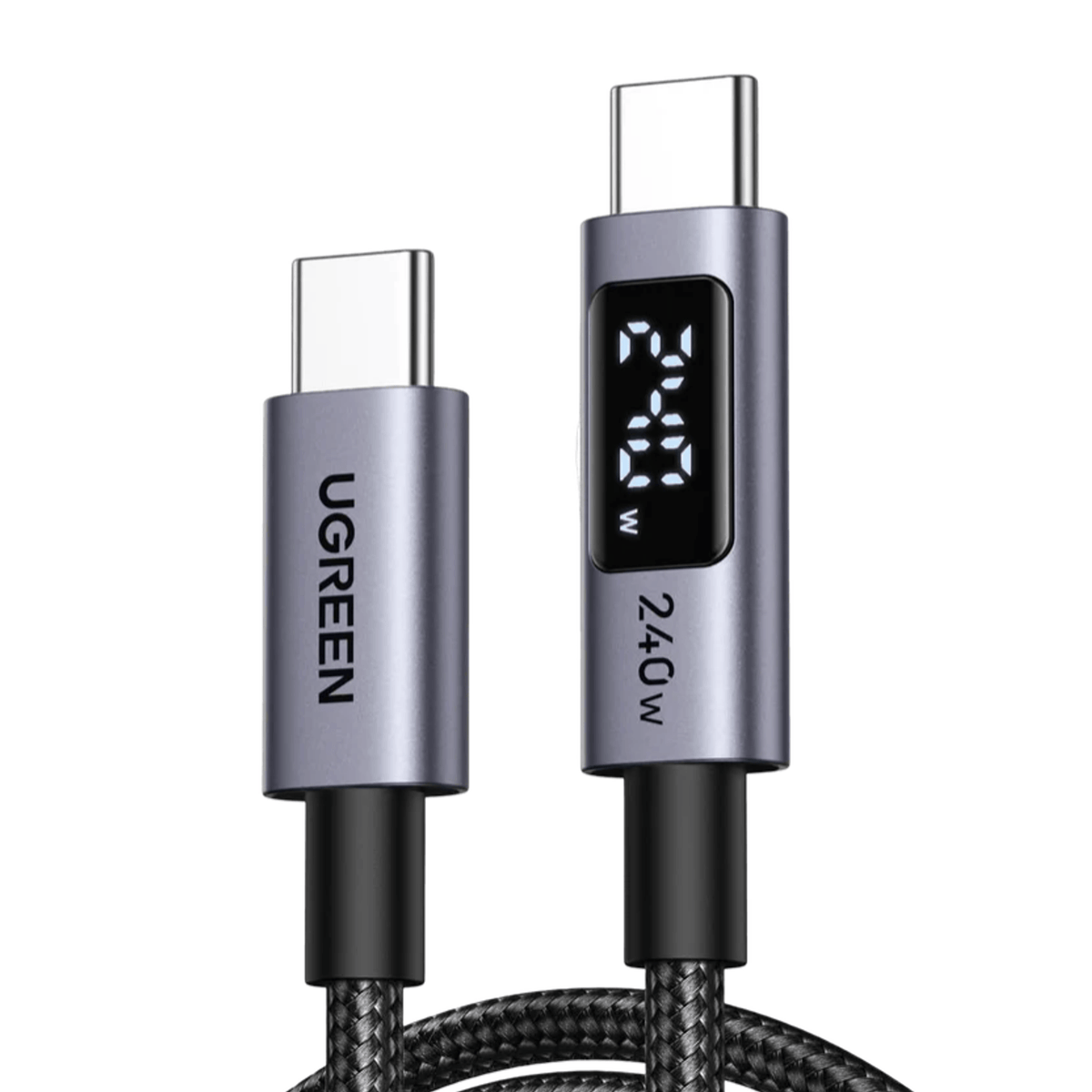 UGREEN 240W USB Type-C Cable with LED Display 2M