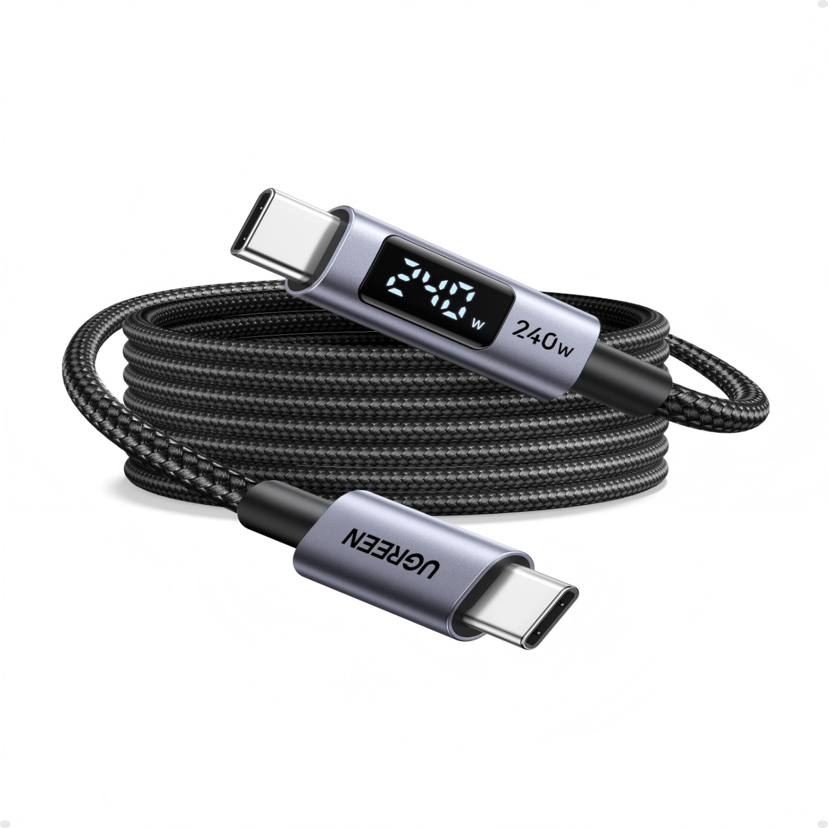 UGREEN 240W USB Type-C Cable with LED Display 2M