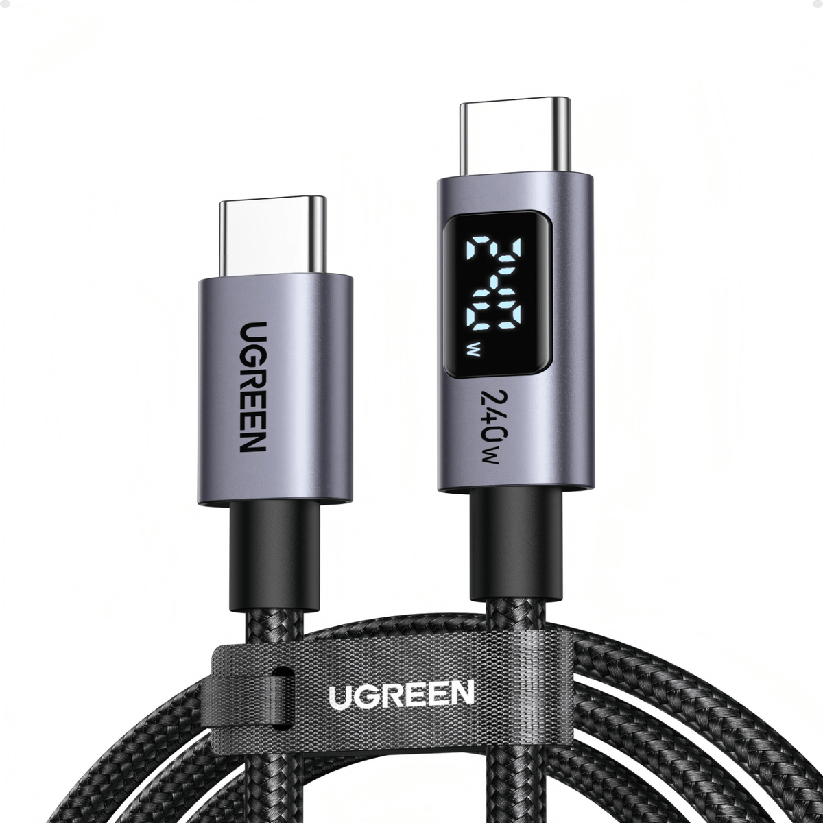 UGREEN 240W USB Type-C Cable with LED Display 2M