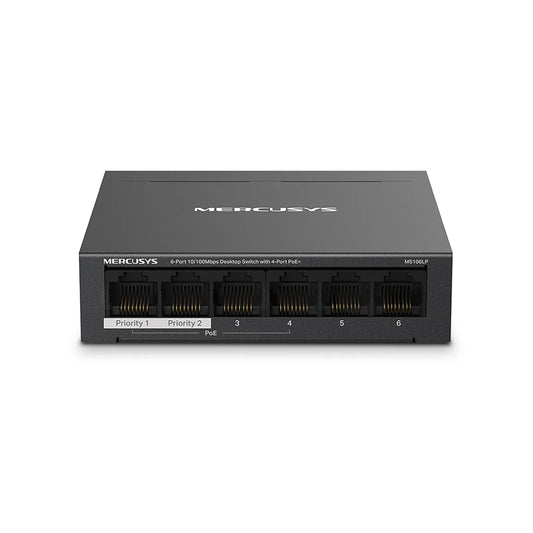Mercusys 6 Port Unmanaged Desktop POE Switch